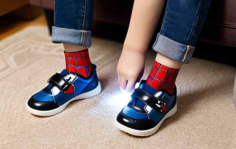 슈펜키즈와 ABC마트 아동화 비교 - **Prompt 1: Kids' Shoe Shopping Experience at a Modern Store**
    "A vibrant and bustling scene ins...
